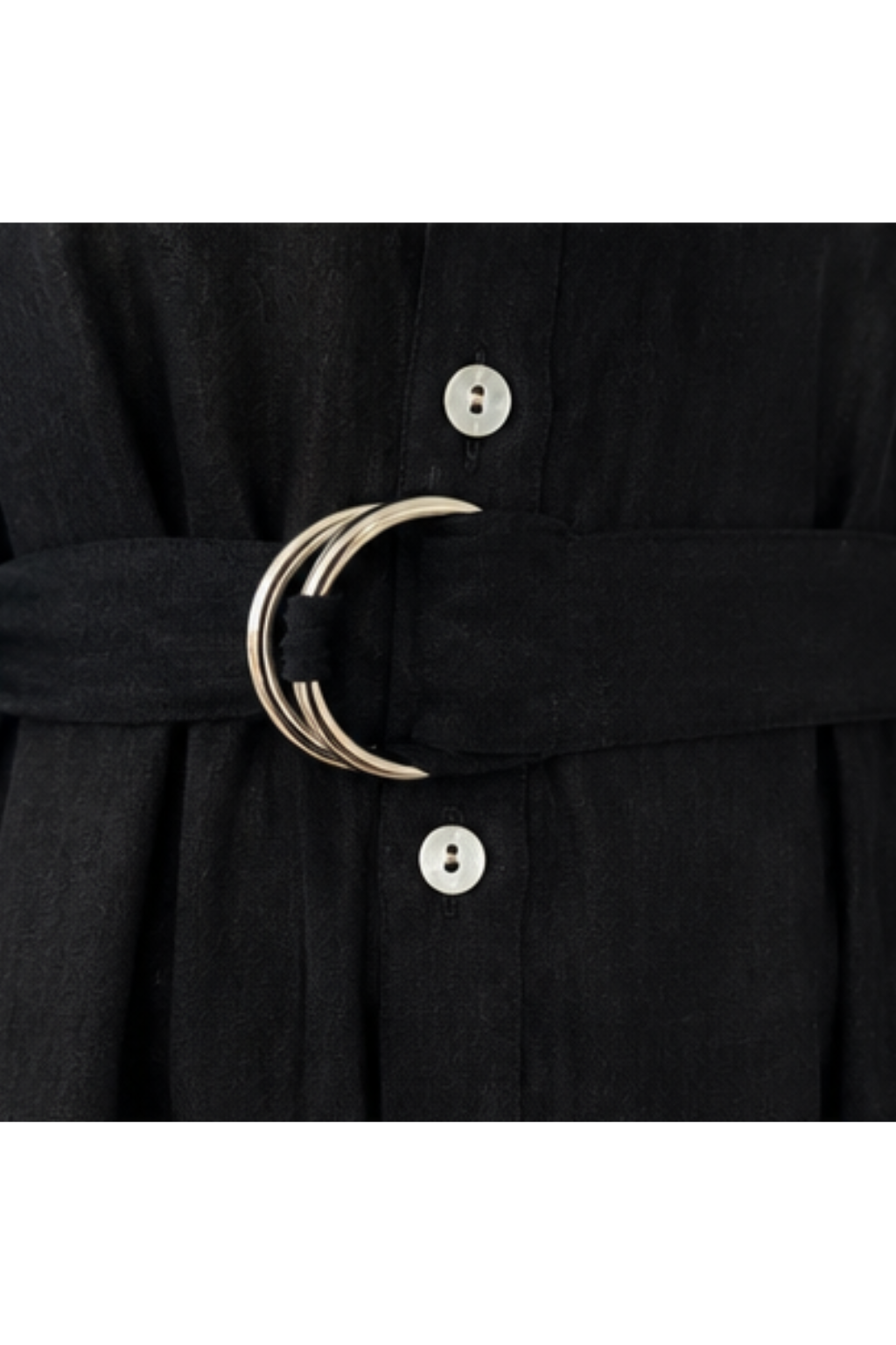 Robe Longue en Lin avec Ceinture