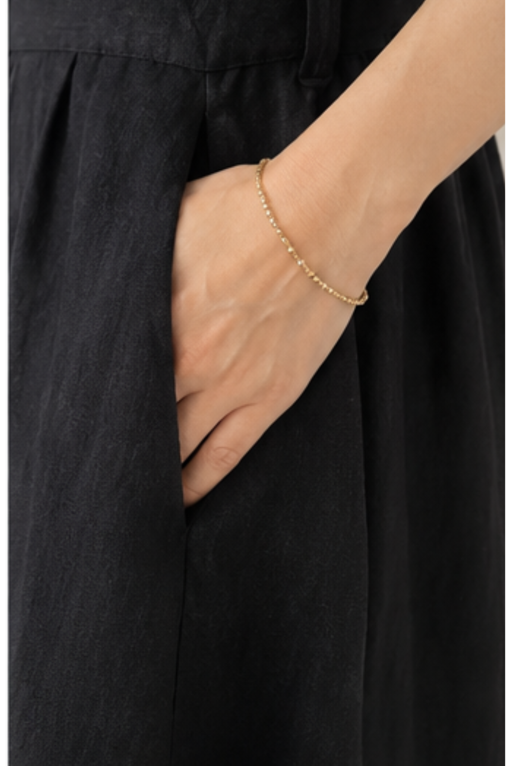Robe Longue en Lin avec Ceinture