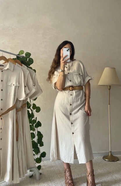 ROBE EN LIN
