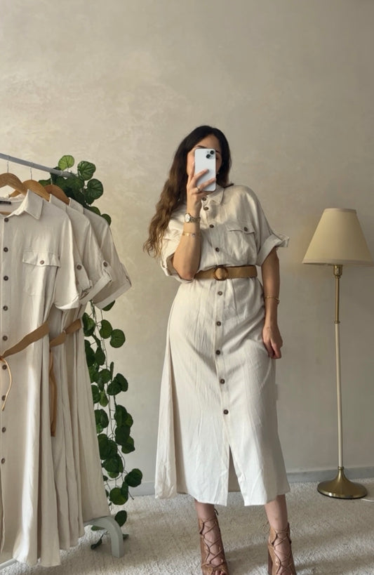 ROBE EN LIN