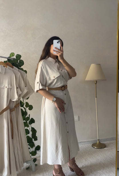 ROBE EN LIN