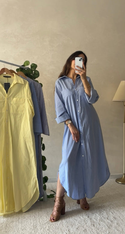 ROBE CHEMISE RAYÉE