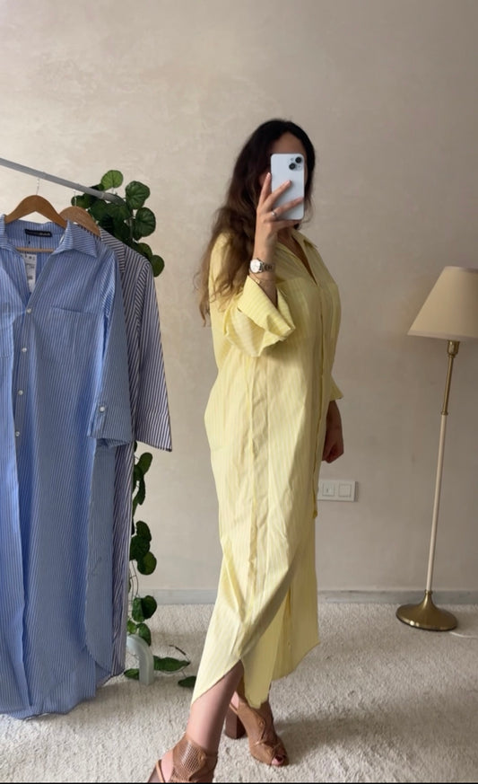 ROBE CHEMISE RAYÉE