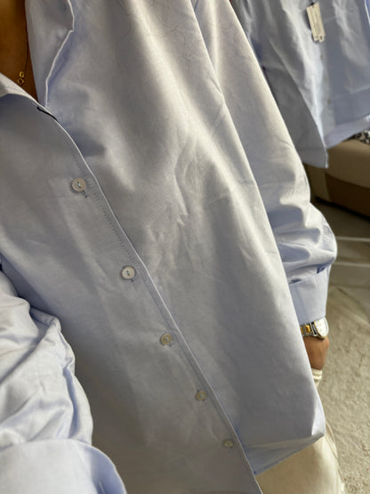 Chemise en Tissu Piqué de Coton