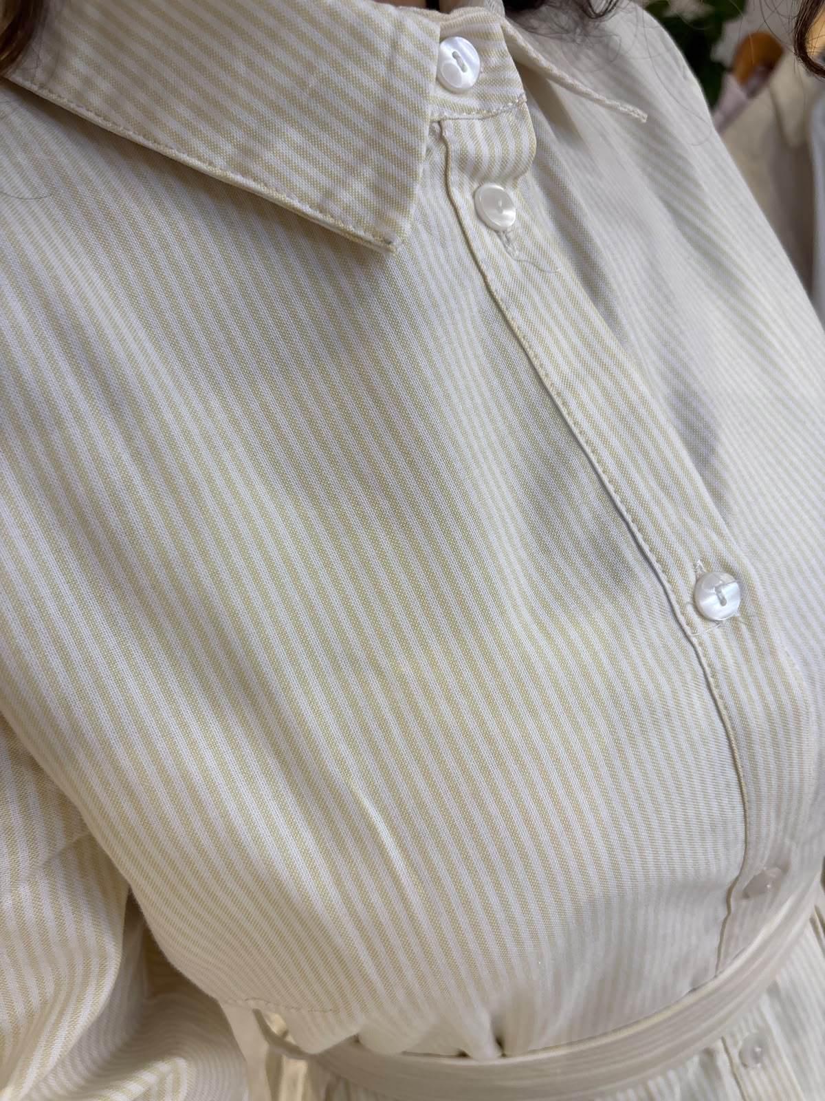 Robe Chemise Rayée- HARMONIE