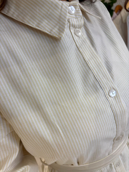 Robe Chemise Rayée- HARMONIE