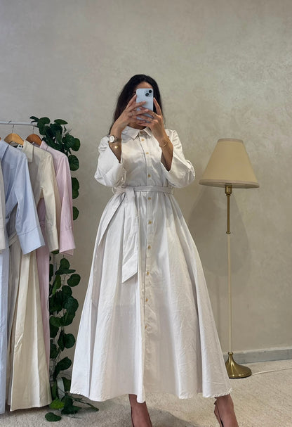 Robe Chemise Rayée- HARMONIE