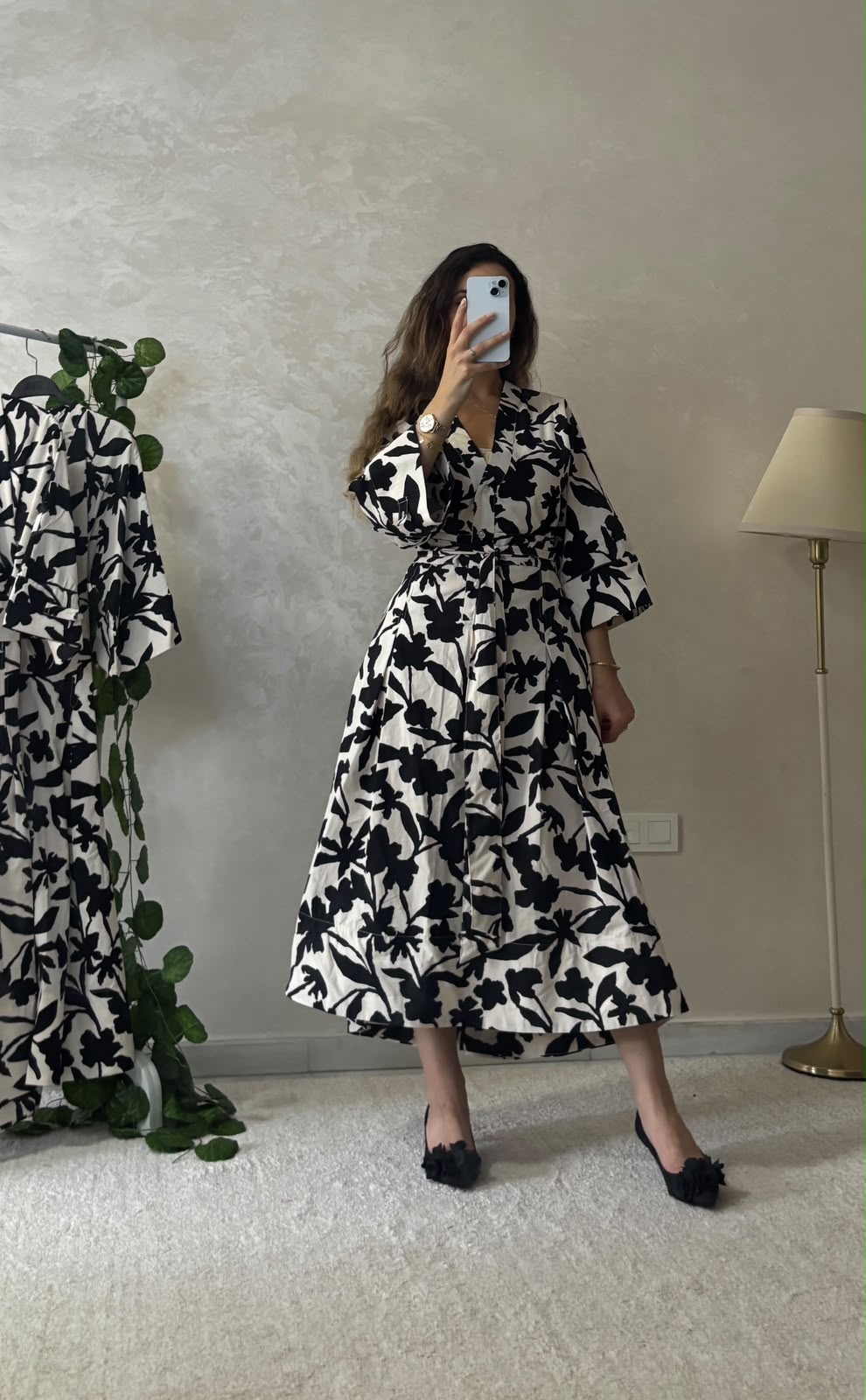 Robe Midi en Popeline