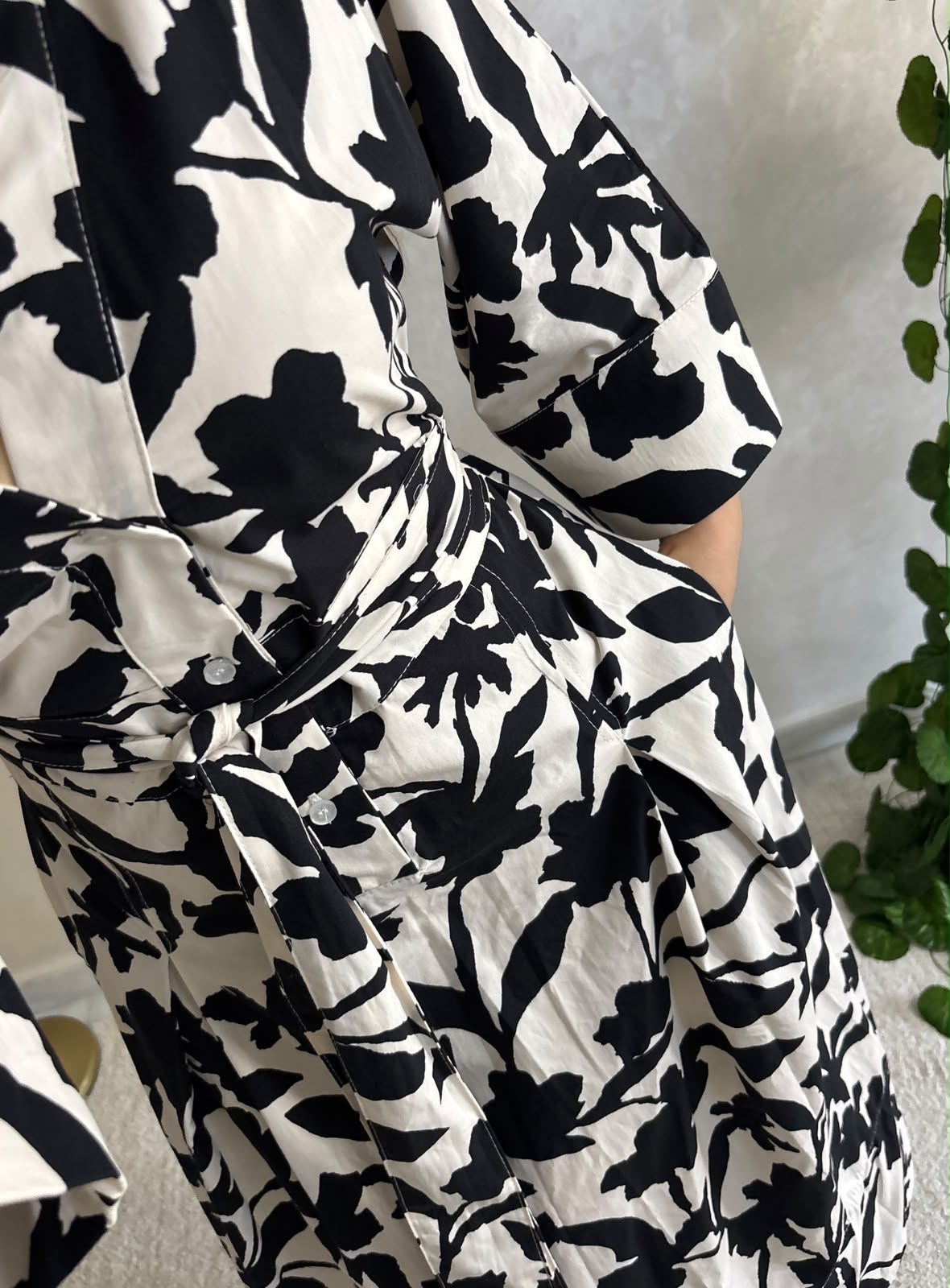 Robe Midi en Popeline