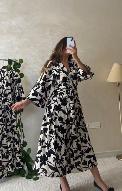 Robe Midi en Popeline