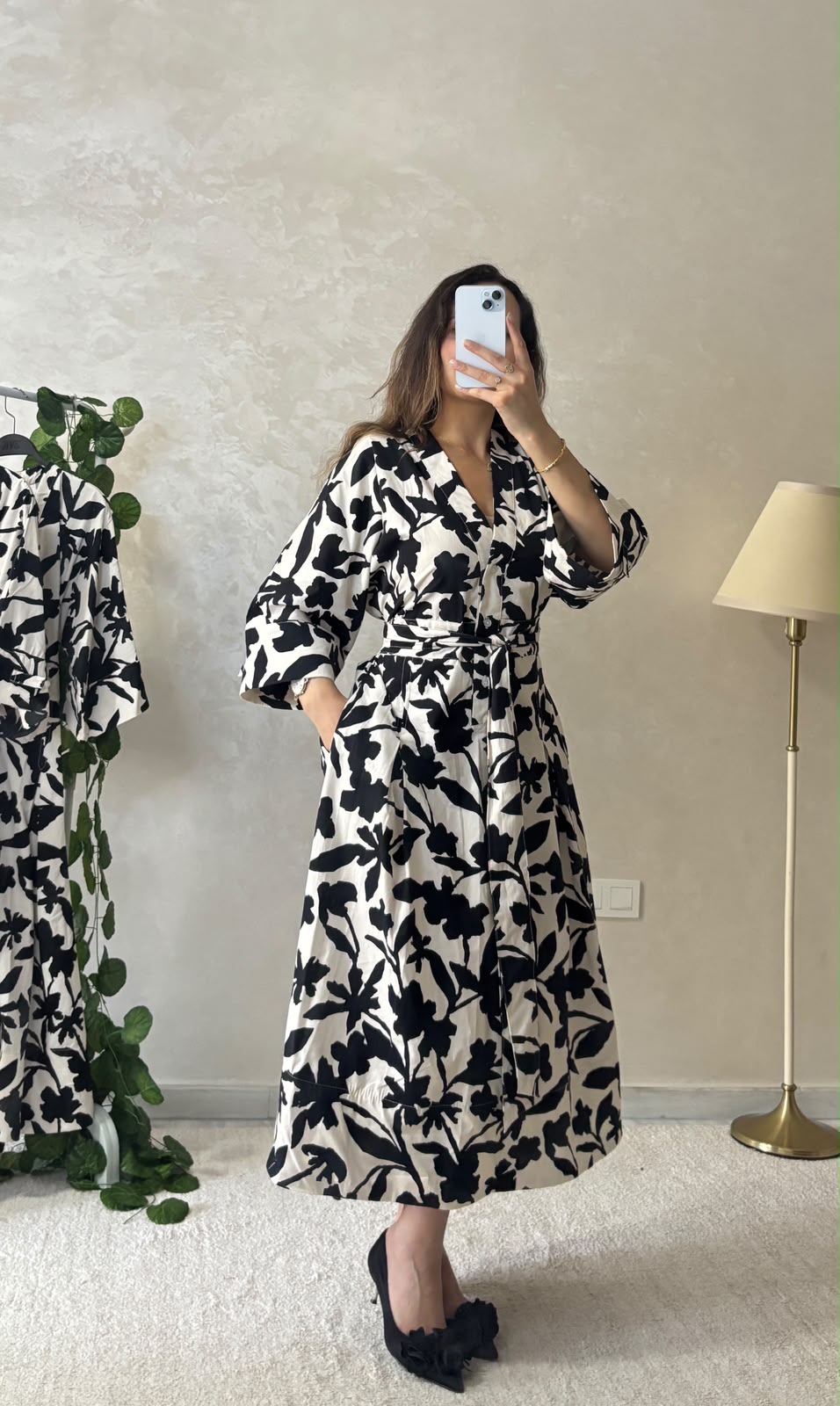Robe Midi en Popeline