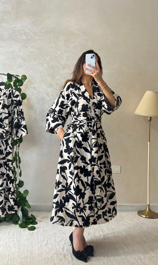 Robe Midi en Popeline